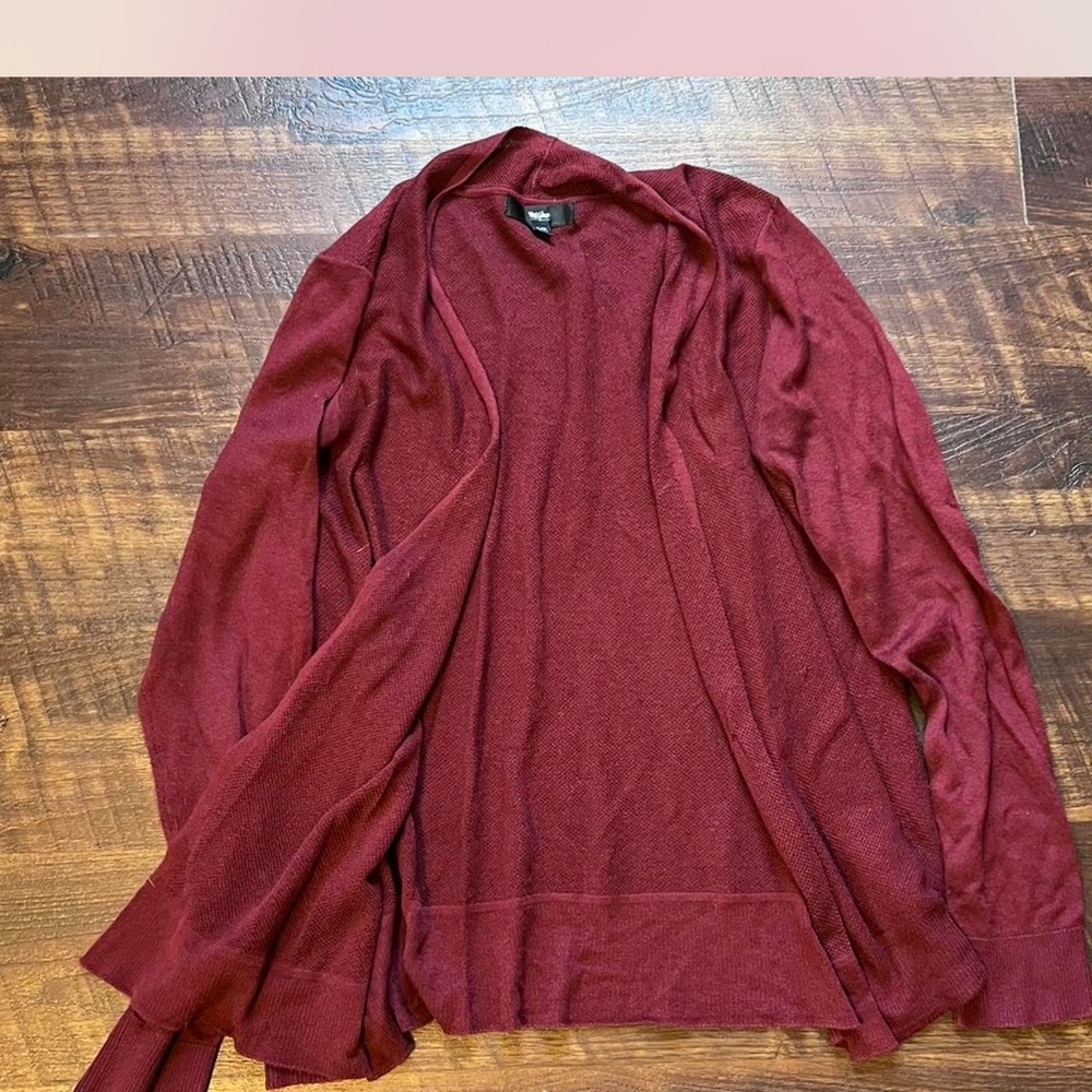 Mossimo Supply Co. Knit Sweater in Deep Wine
